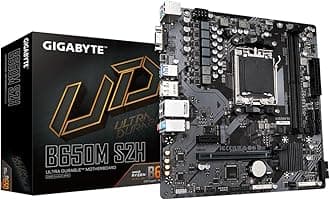 Gigabyte B650M S2H Motherboard (AM5/2xDDR5/HDMI/DP/VGA/USB 3.2/M.2)