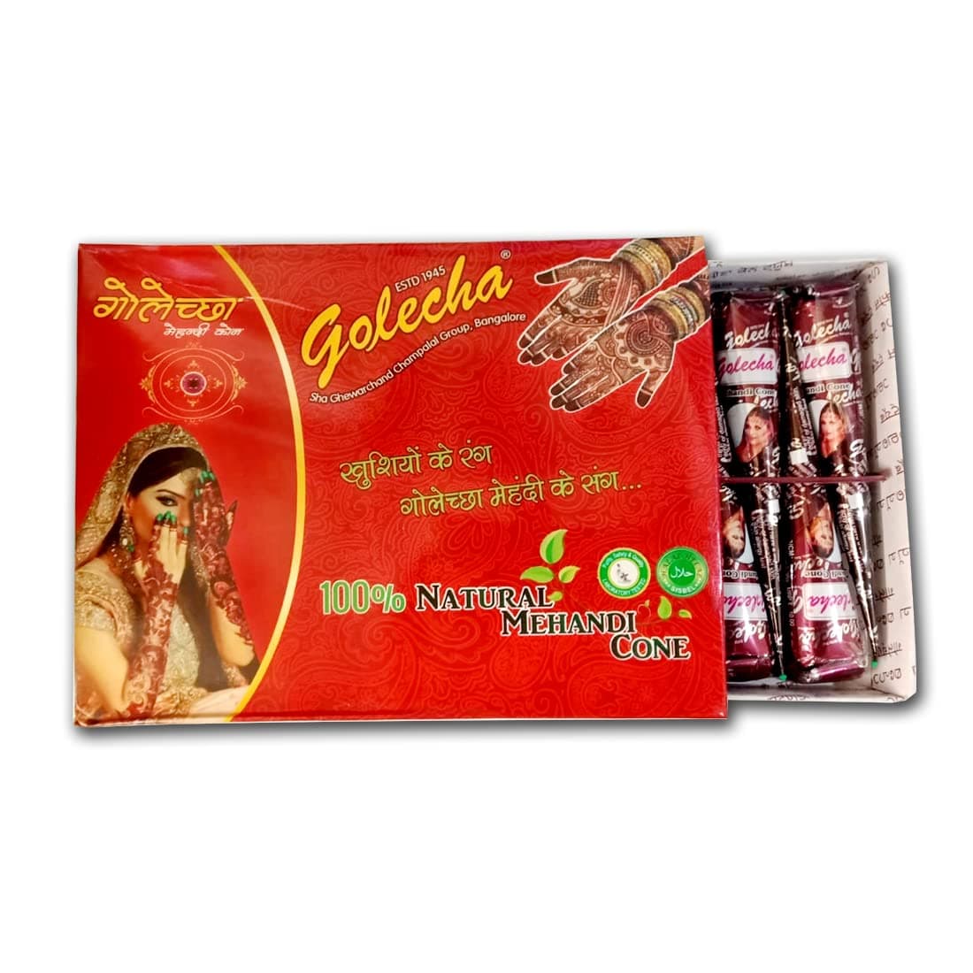 Golecha Natural Mehandi Cones