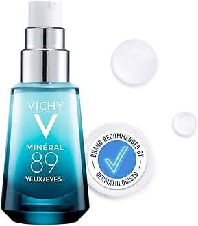 Minéral 89 Repairing Eye Fortifier Hydrating Serum With Hyaluronic Acid, Caffeine, Adenosine, Comforting Gel-Cream Texture, Ophthalmologically Tested, 15ml