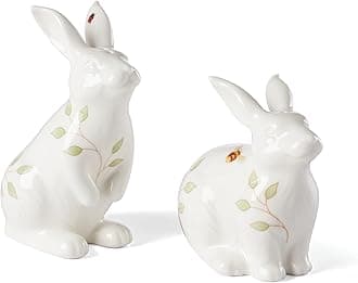 893456 Butterfly Meadow Bunny Salt & Pepper, Easter Serveware
