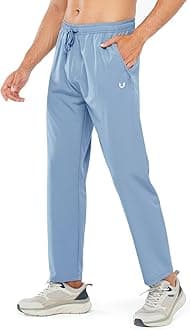 NORTHYARD Men's Athletic Running Joggers Workout Gym Pants Lightweight Jogging Pants Open Hem Sweatpants