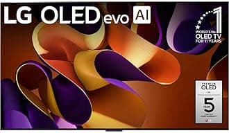 LG OLED83G4W 83 inch Class G4 Series OLED evo 4K HDR Smart TV