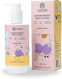 - Barrier Boost Baby Body Lotion | Ceramide, Coconut Milk, Gotu Kola | Natural, Organic, Dermat Tested, Swiss Technology | Made Safe | Moisturizing & Nourishing | 250 ml
