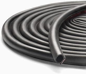 Weather Stripping Seal Strip for Doors/Windows 26 Feet, Self-Adhesive Backing Seals Large Gap， Easy Cut to Size