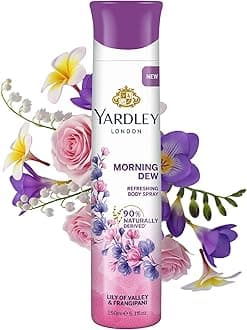 London Morning Dew Refreshing Deodorant Body Spray for Women, 150 ml