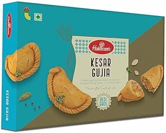 Haldiram's Kesar Gujia 400g | Gujiya Sweets | Indian Mithai | Fresh Indian Tr...