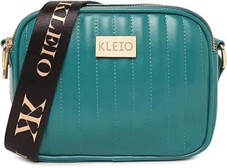 KLEIOVegan Leather Quilted Elegant Sling Bag For Women with Adjustable Straps & Zip | Casual Crossbody Bag for Girls for Everyday Use, Parties, Functions, College & Office