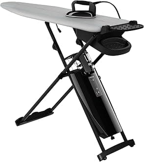 Laurastar Smart M, Ironing System, Hygienic Steam Kills Bacteria, Viruses and Dust Mites, Active Board, 3D Active Soleplate, Pulse Steam, Single Temperature, Integrated Wheels, Removable Water Tank