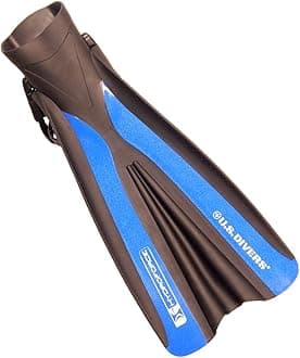 U.S. Divers Twinflex Blue Diving Fins