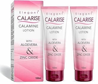 CALARISE Calamine Lotion With Aloevera & Zinc Oxide 100ml (Pack of 2) For Skin Soothing and Rashes (Pack Of 2)