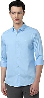 Peter England Men PCSFSSLPS14177 Western