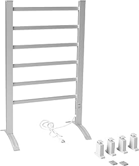 PA002T Towel Warmer Drying Rack with Timer, Brushed Chrome Color