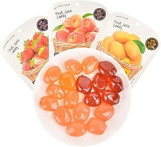 Mango Juice Gummies, Mango Snacks, Mango Juice Candy, Individually Wrapped, Fruitilicious Juicy Candy, Gummy Sweets,Soft Chewy Candy,Vegan Sweets, Fruit Vegetarian Sweets (Mixed flavor,3bags)