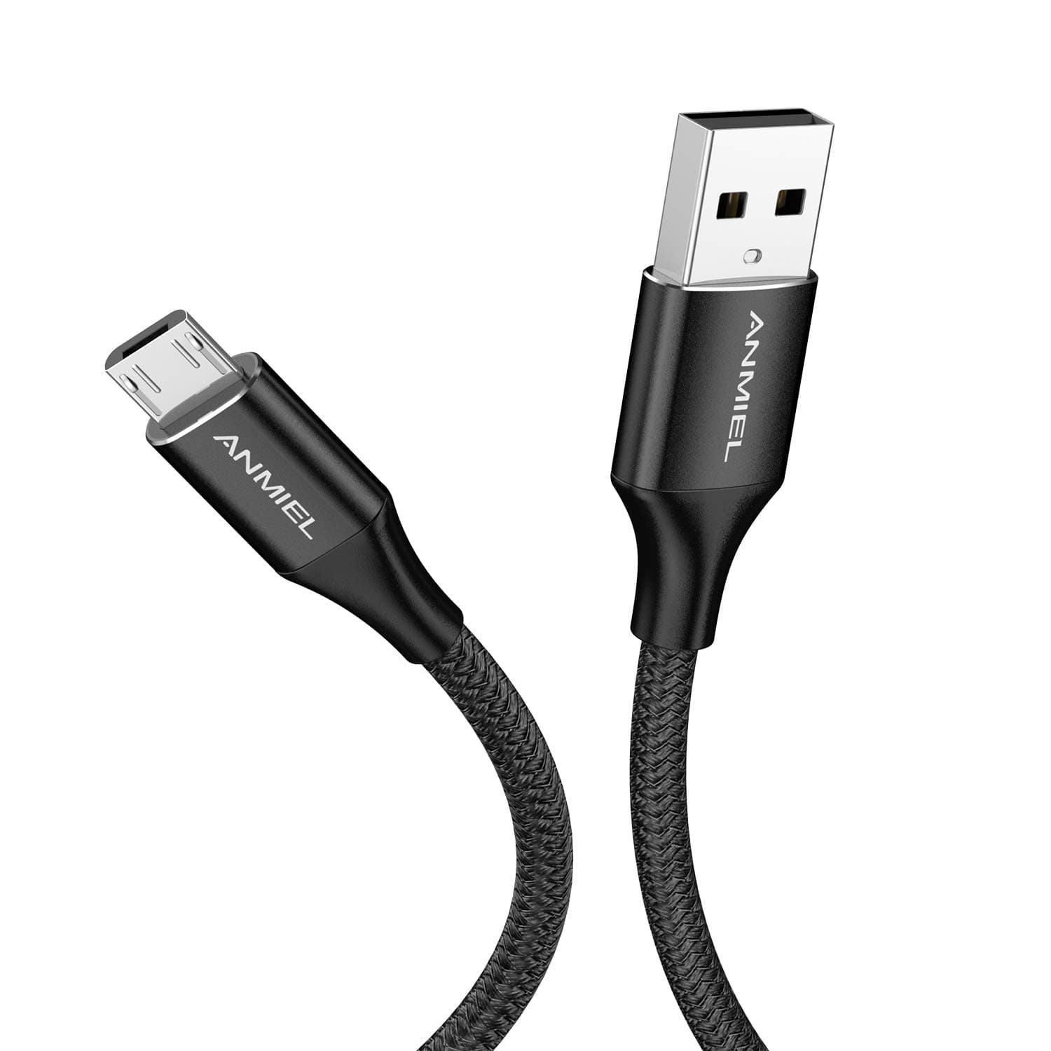 Micro USB Cable 2M Android Charger Cable 2.4A Nylon Braided Fast Charging Cable for PS4, Samsung Galaxy S7 S6 S5 J7 J5 J6 J3, Note, LG, Nexus, Nokia, Xbox,HTC,Sony, Kindle Fire,and More