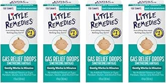 Gas Relief Drops, Natural Berry Flavor, Safe for Newborns 1.0 Fl Oz (Pack of 4)