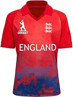 Cricket T-Shirt Sports Jersey Top – Men Women Unisex Short Sleeve Cricket Shirt for Australia India Pakistan England Afghanistan Sri Lanka Breathable Lightweight Sportswear