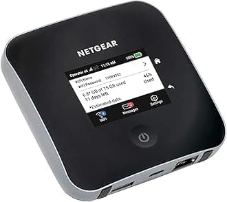 NETGEAR Routeur mobile 4G, Nighthawk M2 Routeur 4G LTE MR2100 - débit descendant jusqu'à 2Gbps | Connexion WiFi jusqu'à 20 appareils | Crée un WLAN n'importe où | Déverrouillé compatible toute SIM