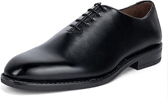 LOUIS STITCH Formal Shoes for Men | Handmade Lace-Up Derby Formal Shoes | Dual Tone Patina Finish | Breathable Lining | Office, Party LSSXWC