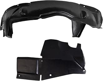 TRQ Inner Fender Liner Set Compatible with 2006-2011 Chevrolet Impala GM1250134 GM1251122