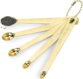 Mini gold measuring spoons