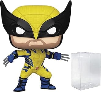 - Marvel: Deadpool & Wolverine Movie - Wolverine Funko Vinyl Figure (Bundled with Compatible Box Protector Case), Multicolor, 3.75 inches