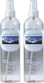 Air Freshener Spray - 12 oz, Pack of 2 - Odor Eliminator - Eliminates Odors from Smoke, Trash Cans, Cars, Pets & Boats - Fragrance Free