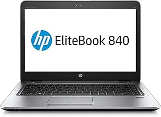HP (Refurbished) EliteBook 840 G4, 14 Inch, Core i5-7th Generation, 8GB RAM, 256GB SSD, Windows 10 Pro, Silver