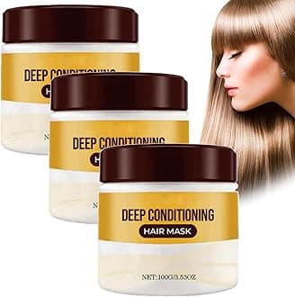 Luxurious Deep Conditioning Hair Mask, Luxurious Deep Conditioning Collagen Hair Mask, Deep Conditioning Hair Treatment Keratin Hair Mask, Deep Conditioning Hair Mask for Dry Damaged Hair (3PC)