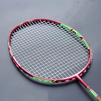 Lightest Full Carbon Fiber Badminton Rackets 10U 52G 22-30LBS G4 Training Racquet with String Bags Speed Sports for Adult