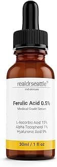 Ferulic Acid Serum Skin Care 20% Vitamin C Hyaluronic Acid Serum + CE Ferulic Acid - Potent Anti Aging, Anti Wrinkle
