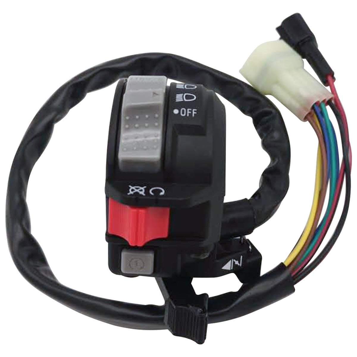 Left Handlebar Switch Control Engine Start Run Off Headlight for Yamaha YFM Big Bear 250/400 Grizzly 350/400/660 Kodiak 400/450 Wolverine 350/450 Raptor 350/660 Bruin 250/350 5LP-83973-01-00