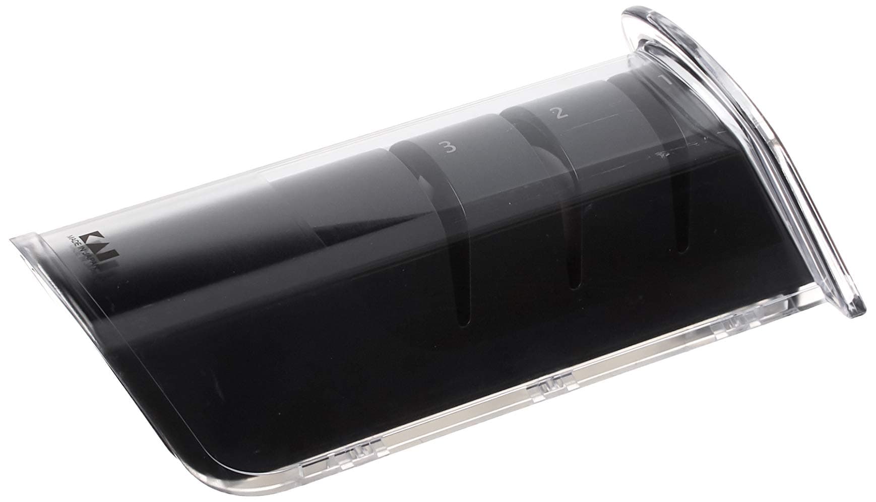 PRO Diamond and Ceramic Retractable Sharpener, Kitchen Knife Sharpener for Straight, Double-Bevel Blades, Easy to Use, Three-Step Knife Sharpening Process