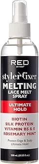 Lace Melting Spray, Ultimate Hold Styler Fixer Adhesive, 8 Fl Oz, Flawless Blend & Hold, Quick Drying, No Flakes, Non-Sticky