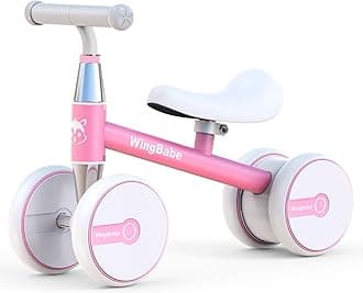 WINGBABEBaby Balance Bike for 1-2 Years Old Boys Girls,Toddler Balance Bike Ride on Toys for 10-24 Months Baby with Adjustable Seat, First bike for 1-2 Year Old Gifts