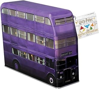 Jelly Belly Harry Potter Knight Bus Tin with Chewy Candy 112g, Purple