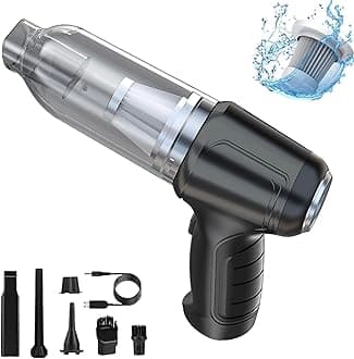 Itutn Car Vacuum/Blower,Itutn Wireless Handheld Car Vacuum Cleaner, Car Vacuum, Vacuum for Car Office Home (Black)