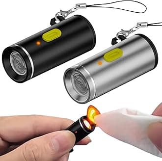 USB-C Electric Lighter, 2Pcs Mini Lighter, Windproof Waterproof Flameless Lighter,Type C Mini Portable Electric Lighter for USB Type C Device Chargers, Power Banks (2Pcs -Mix)