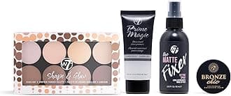 W7The Fixer Matte Set - Matte Finish - 4Pcs - Bronze, Contour & Secure