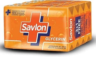 Savlon Glycerine Soap, 125g (Buy 3 Get 1 Free)
