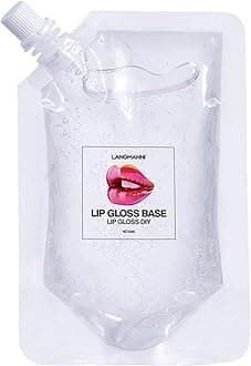 Lip Gloss for Women | DIY Transparent Moisturizing Lip Gloss Base | Lipstick Base Gel Material Handmade | Makeup Primer Basic Lipstick Material-50ML