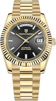 Pagani Design Men's Automatic Mechanical Watch, NH36A Calibre, DD40 AR Sapphire Glass, 100 Metres Water Resistant, Classic Casual Sport Watch, 40mm Bezel PD-1783
