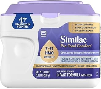 Pro-Total Comfort Infant Formula With Iron, Gentle, Easy-to-Digest Formula, Has 2'-FL HMO for Immune Support, Non-GMO, Baby Formula Powder, 20.1-oz Tub