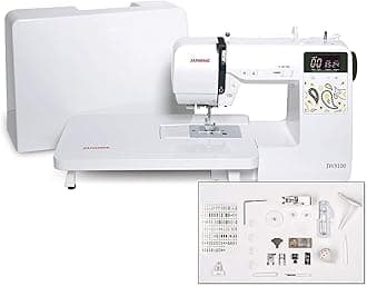Janome JW8100 Computerized Sewing Machine, White