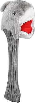 Ejoyous Golf Headcover, Shark Funny Golf Headcover, Animal Golf Wood Driver Headcover, Universal Fit Any Brand 3 and 5 Wood Driver