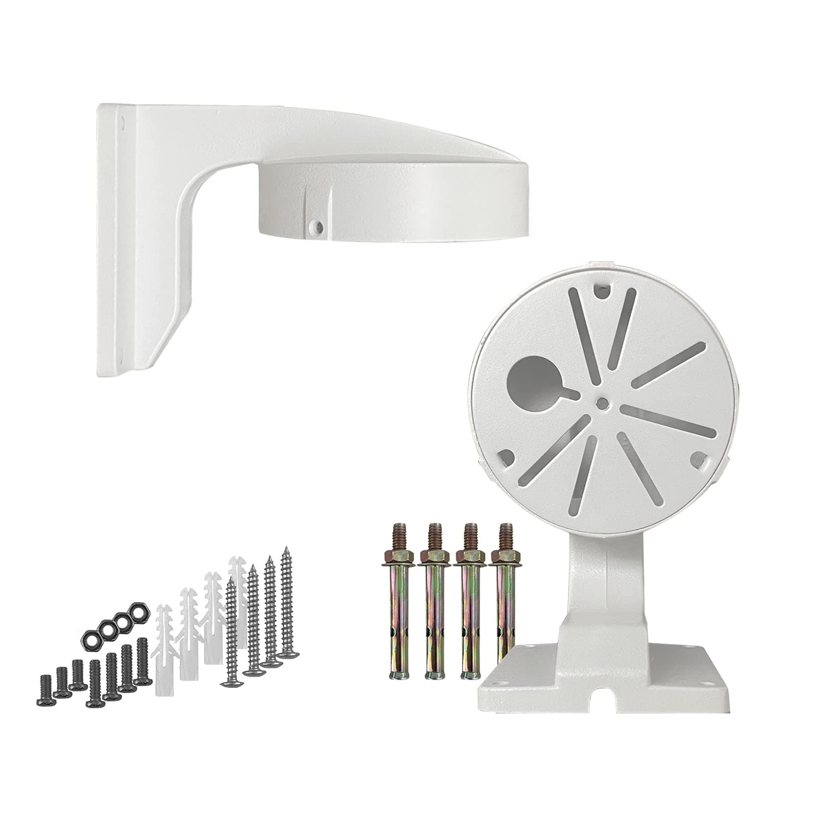 WiTi 4.7 inches Junction Box Bracket for Security Camera,Cable Management Box fit Dome Cameras, Metal Solid for Outdoor and Indoor