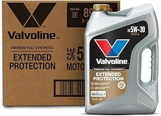 Valvoline Extended Protection Full Synthetic Motor Oil SAE 5W-30 5 QT, Case of 3