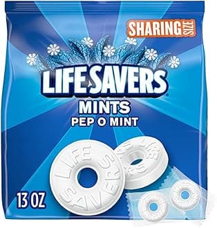 Pep-O-Mint Breath Mints Hard Candy, Sharing Size, 13 oz Bag
