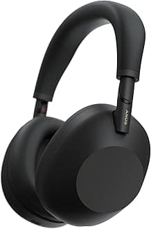 Sony WH-1000XM6 The Best Wireless Noise Canceling Headphones, HD NC Processor QN3, 12 Microphones, Adaptive NC Optimizer, Mastered by Engineers, Studio-Quality, 30-Hour Battery, Black