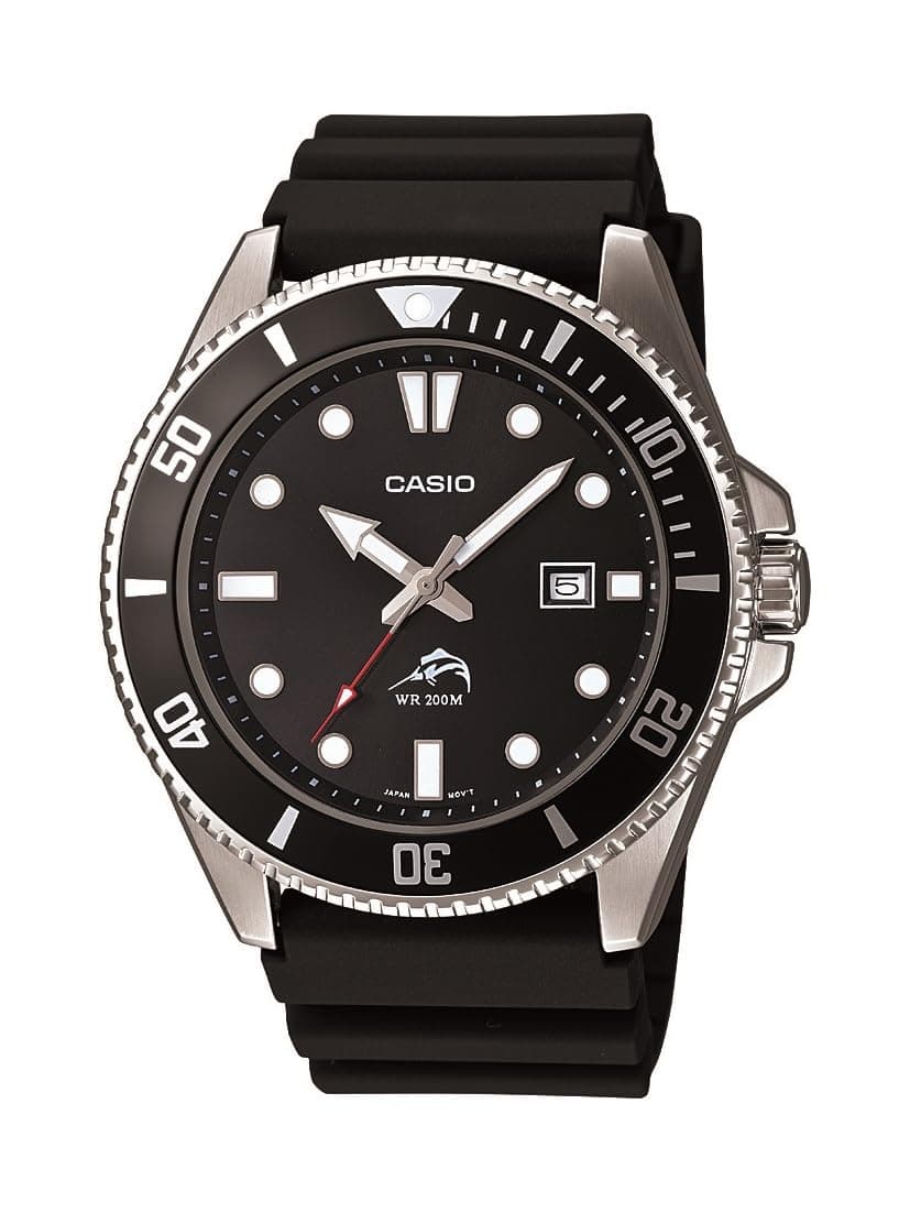 Casio MDV106 Series | Unisex Analog Watch | 200M WR | Stainless Steel Case | Resin Band | 2 Hand Analog (HR, Min, SEC) | Date Display | Screw Down Crown/Screw Down Caseback | 3 Year Battery