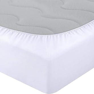 Utopia Bedding Waterproof Viscose Mattress Protector - Bamboo Mattress Cover, Breathable, Fitted Style All Around Elastic (Double - 135x190+40 cm)